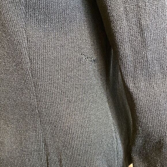 St. John Basic black knit classic blazer cardigan size 8 Luxury - Picture 6 of 10
